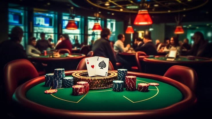 Variasi meja permainan dengan dealer profesional Meja roulette dan blackjack di rgocash Asia Gaming